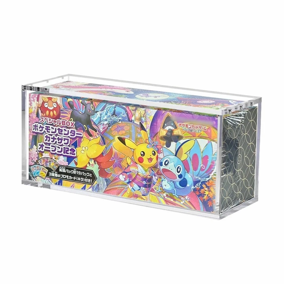 Pokemon Centar Kanazawa Otvaranje Posebne kutije Akrilna vitrina